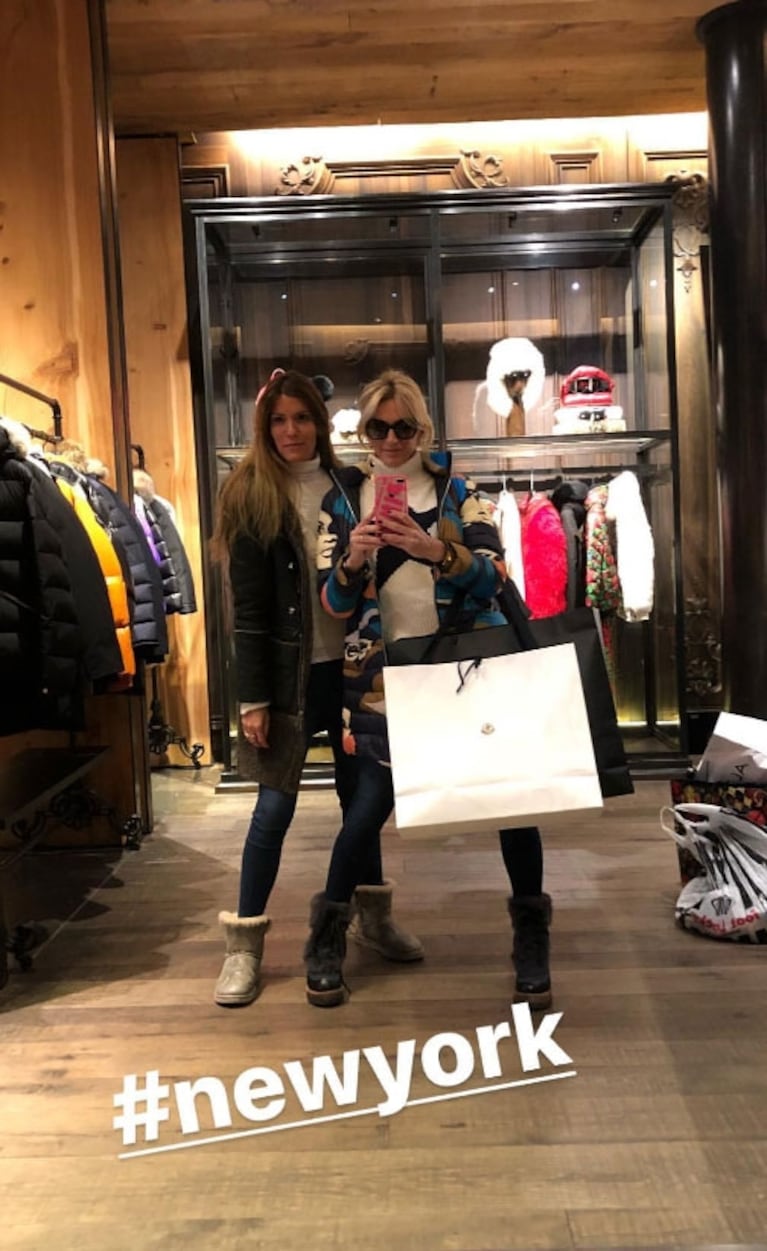 Los días de relax y ¡mucho shopping! de Yanina Latorre en Nueva York: "Fue el Black Friday y nos compramos todo"