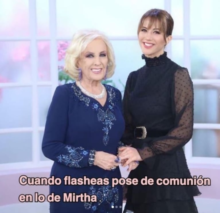 Los divertidos memes de Flor Vigna, tras su visita a Mirtha Legrand: "Cuando flasheás pose de comunión" 