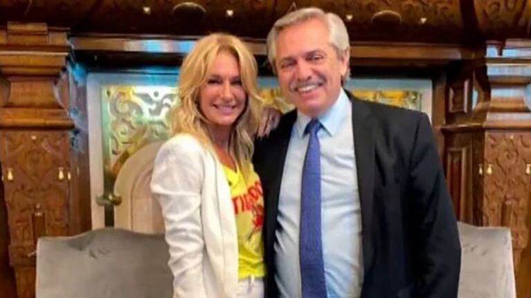 Los divertidos mensajes entre Yanina Latorre y Alberto Fernández en WhatsApp: Si te paran, decís que...