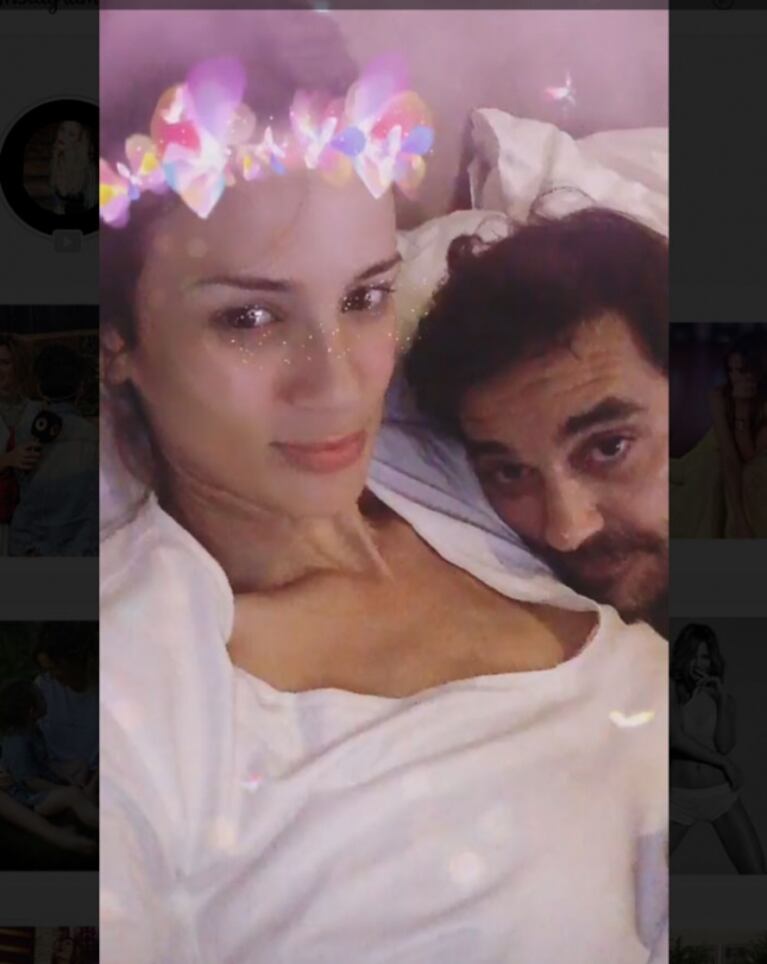 Los divertidos videos de Paula Chaves con Pedro Alfonso, desde la cama tras la final del Bailando: "Estoy pasada de sueño"