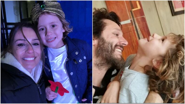 Los dulces mensajes de Pampita y Benjamín Vicuña en el cumpleaños de su hijo Benicio (Fotos: Instagram y Captura de Instagram Stories)