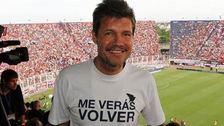 Los emotivos mensajes de Tinelli por la vuelta de San Lorenzo a Boedo