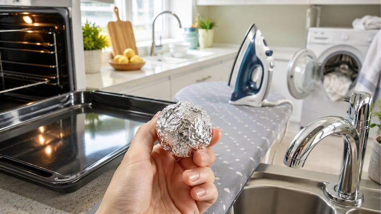 Los expertos en limpieza coinciden: el papel aluminio es un aliado clave en el hogar por estos cuatro motivos. Foto: IA