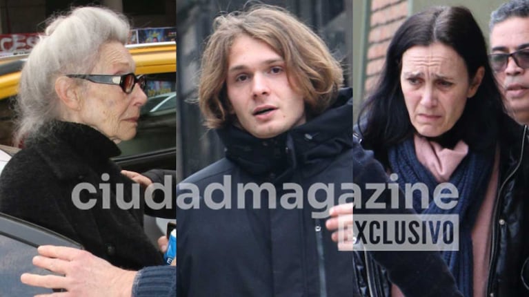 Los familiares de Ernestina Pais la despidieron en Chacarita (Fotos: Movilpress)