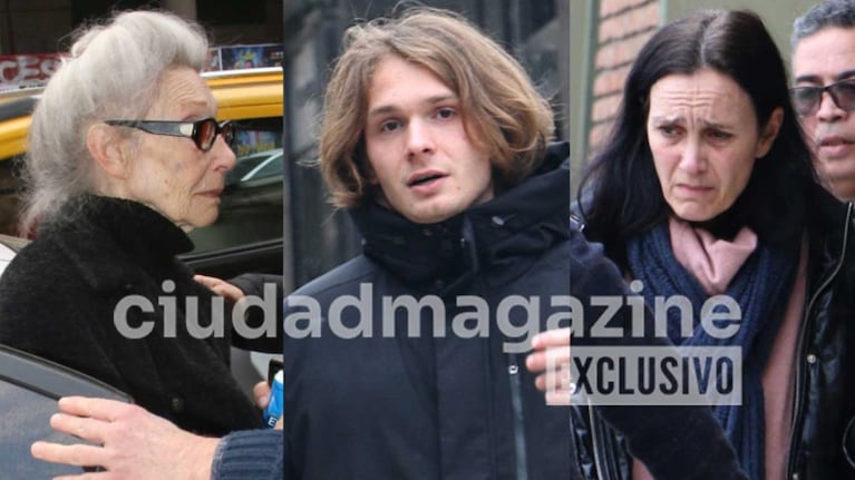 Los familiares de Ernestina Pais la despidieron en Chacarita (Fotos: Movilpress)