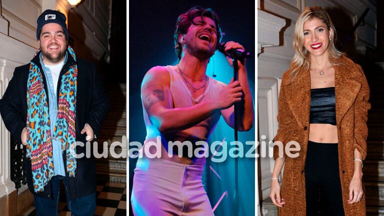 Los famosos acompañaron a Fernando Dente en su debut como cantante solista