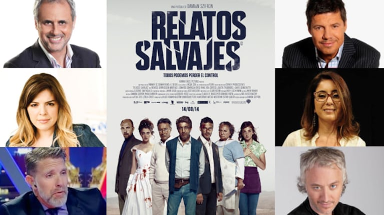Los famosos apoyan a Relatos Salvajes. (Fuente: web)