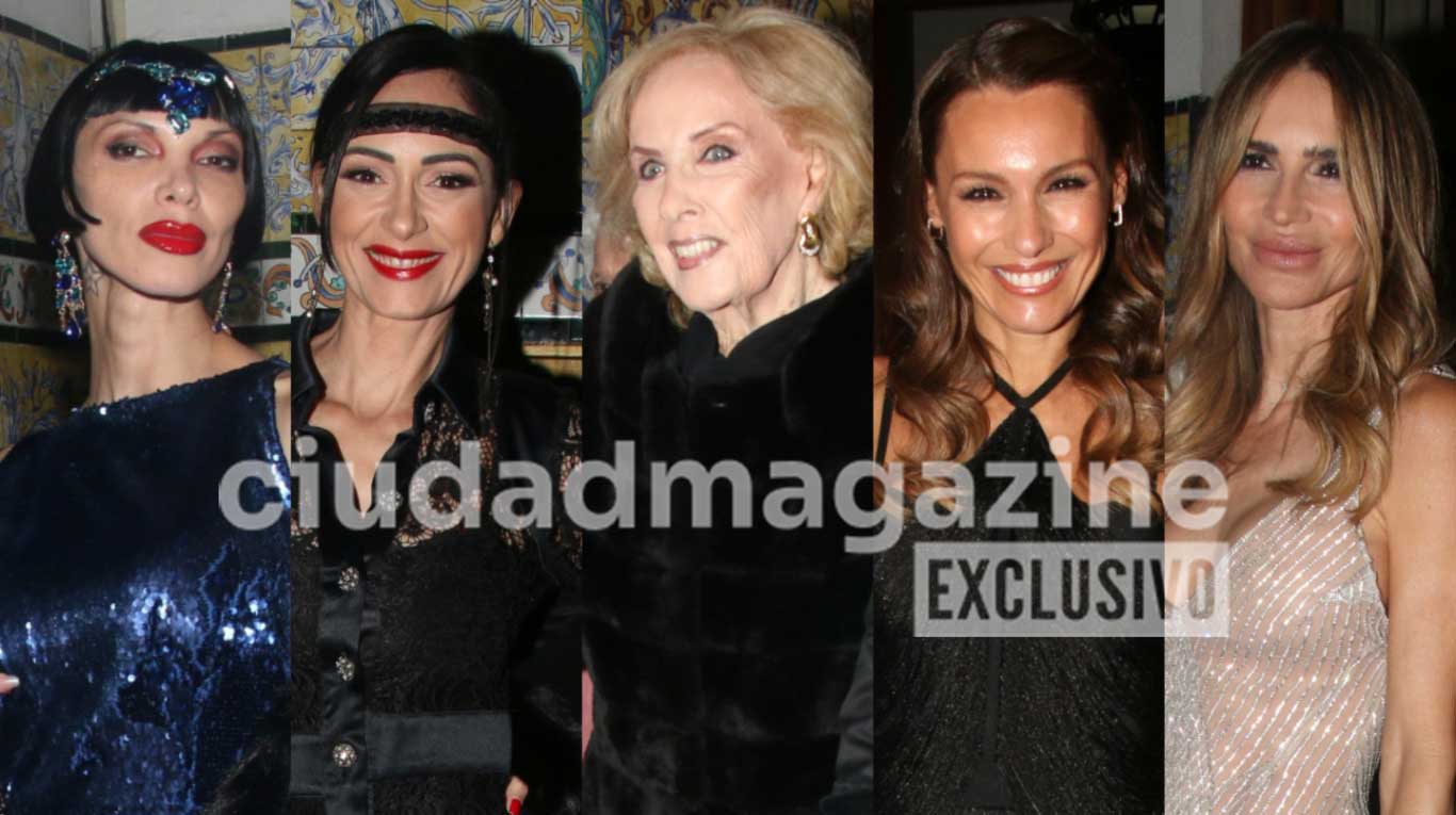 Los famosos brillaron en la gala de homenaje a la Revista en el Cervantes (Fotos: Movilpress)
