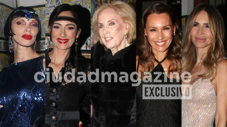 Los famosos brillaron en la gala de homenaje a la Revista en el Cervantes (Fotos: Movilpress)