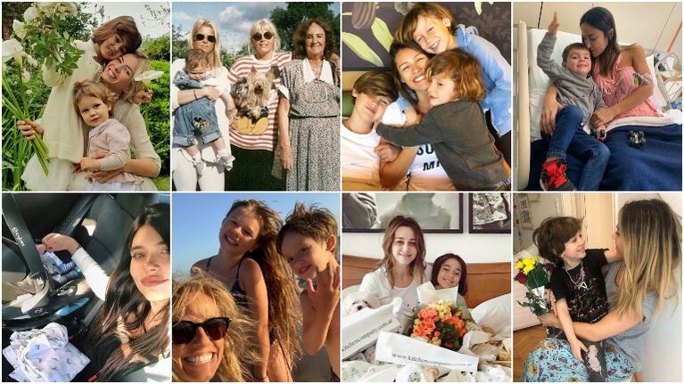 Los famosos celebraron el Día de la Madre en Instagram: mensajes de amor y tiernas fotos