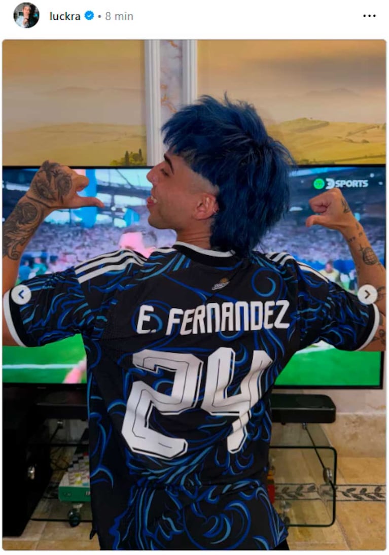 Los famosos celebraron la victoria de Argentina en el Mundial 2026