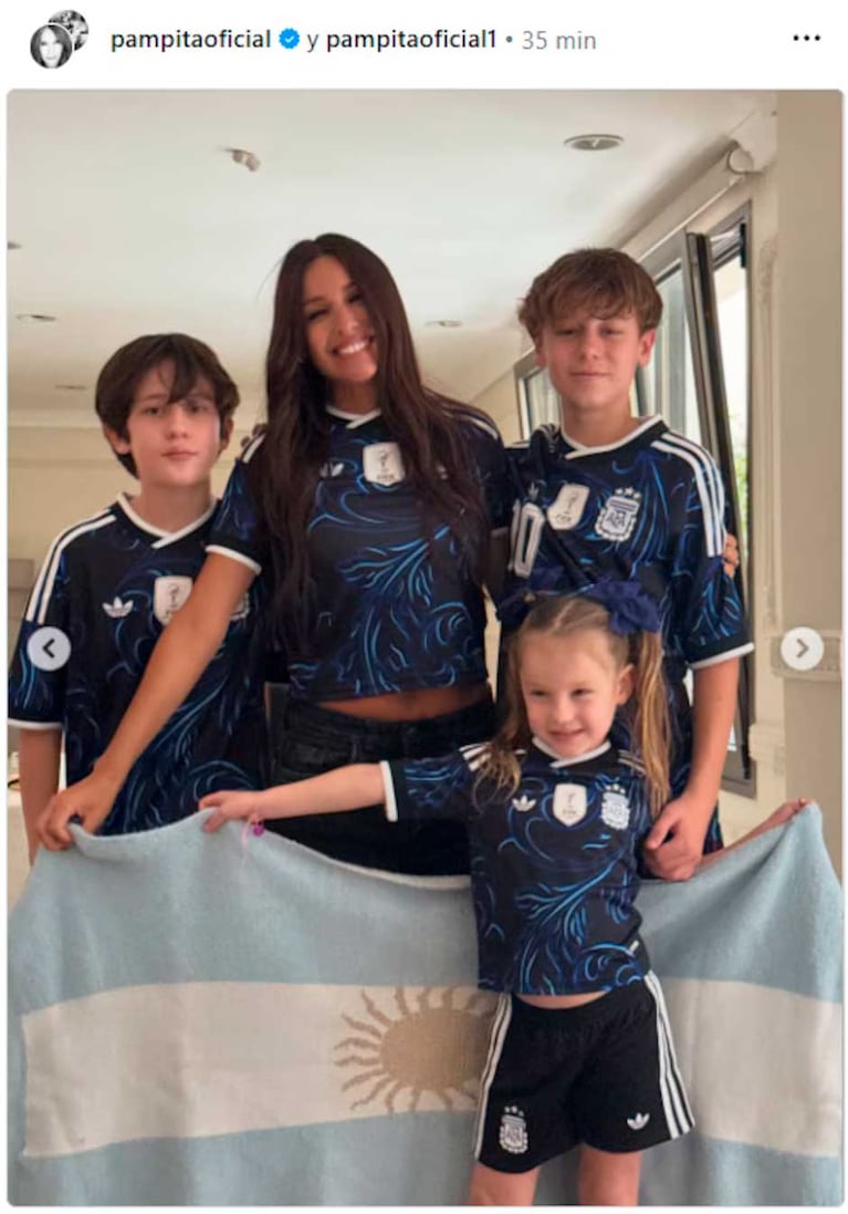 Los famosos celebraron la victoria de Argentina en el Mundial 2026