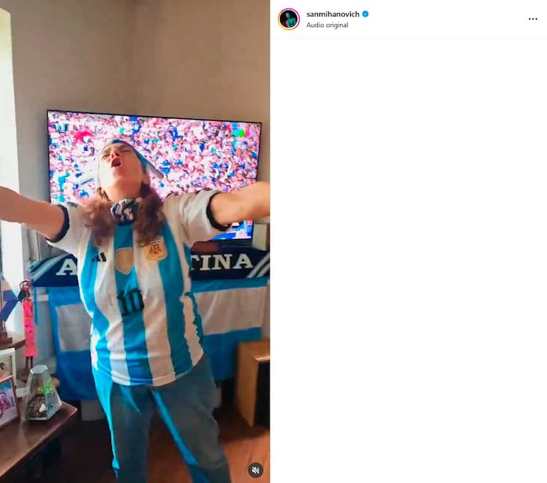 Los famosos celebraron la victoria de Argentina en el Mundial 2026
