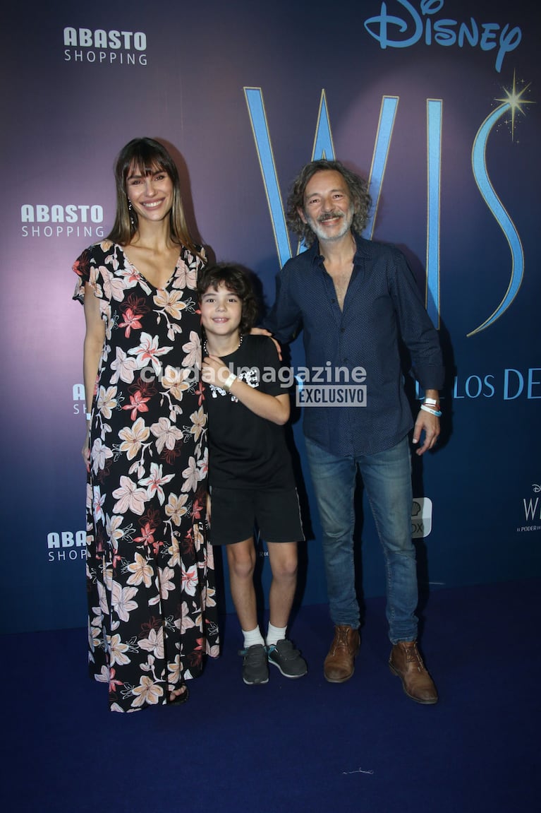 Los famosos con sus hijos en un evento infantil (Foto: Movilpress).