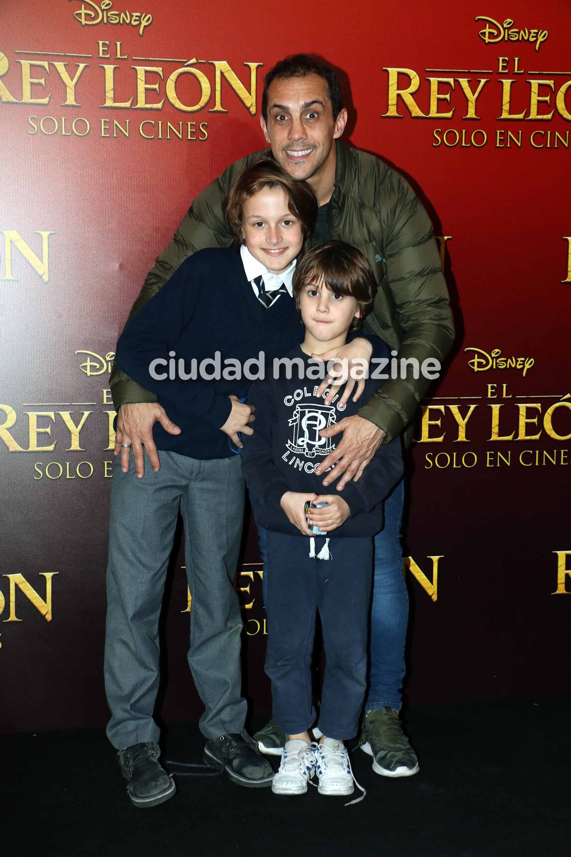 Los famosos coparon la avant premiere de El Rey León. Foto: Movilpress