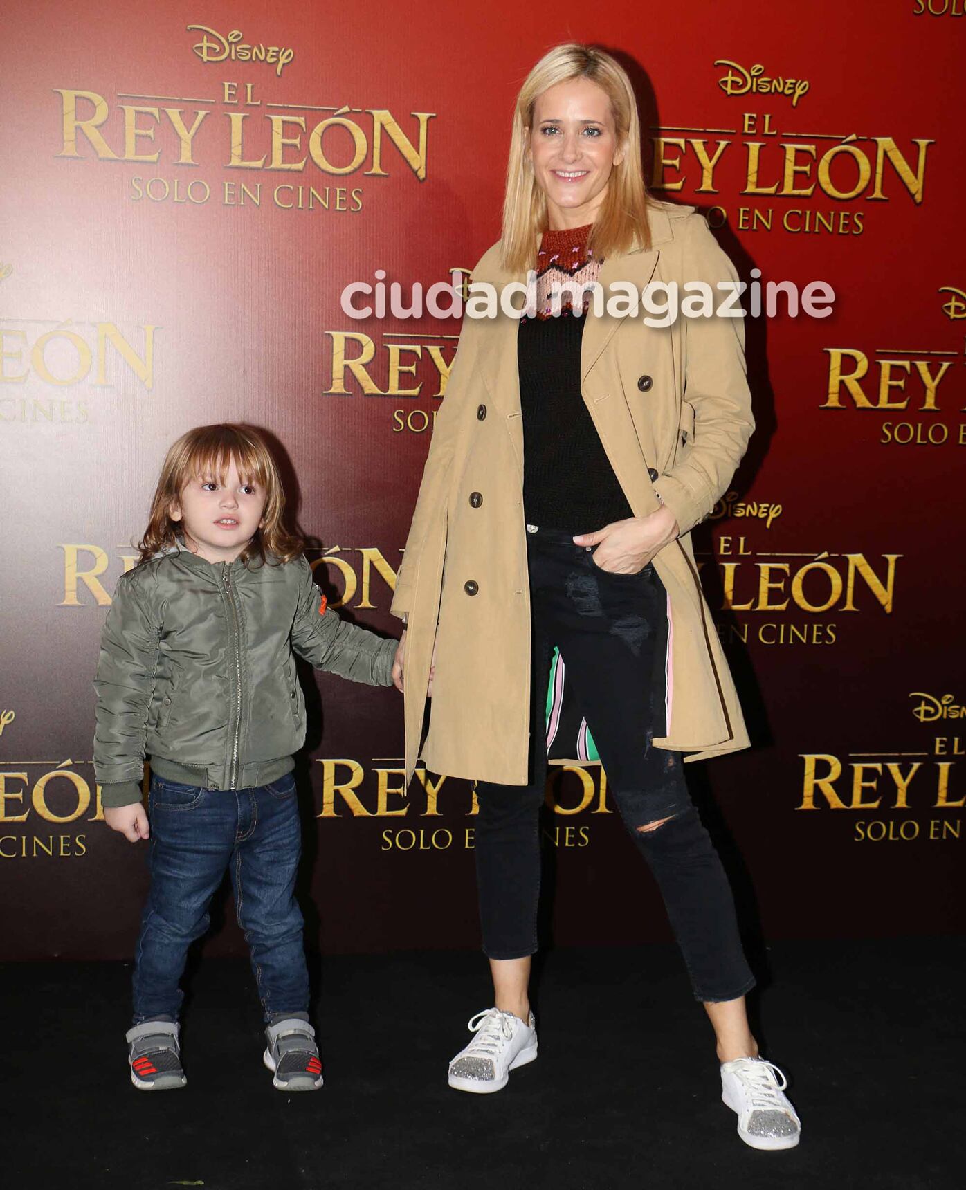 Los famosos coparon la avant premiere de El Rey León. Foto: Movilpress