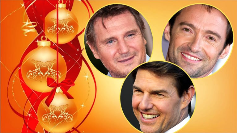 Los famosos de Hollywood también se envían tarjetas navideñas