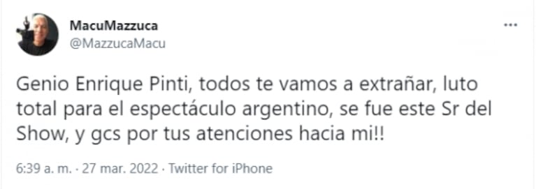 Los famosos despidieron a Enrique Pinti a través de sus redes: sus emotivos mensajes dedicados al gran artista