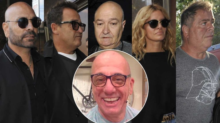 Los famosos despidieron a Toti Ciliberto, que murió a lo9s 63 años (Fotos: Movilpress y captura web)
