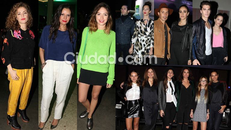 Los famosos disfrutaron de lo mejor de la moda en el BAFWeek (Fotos: Movilpress). 