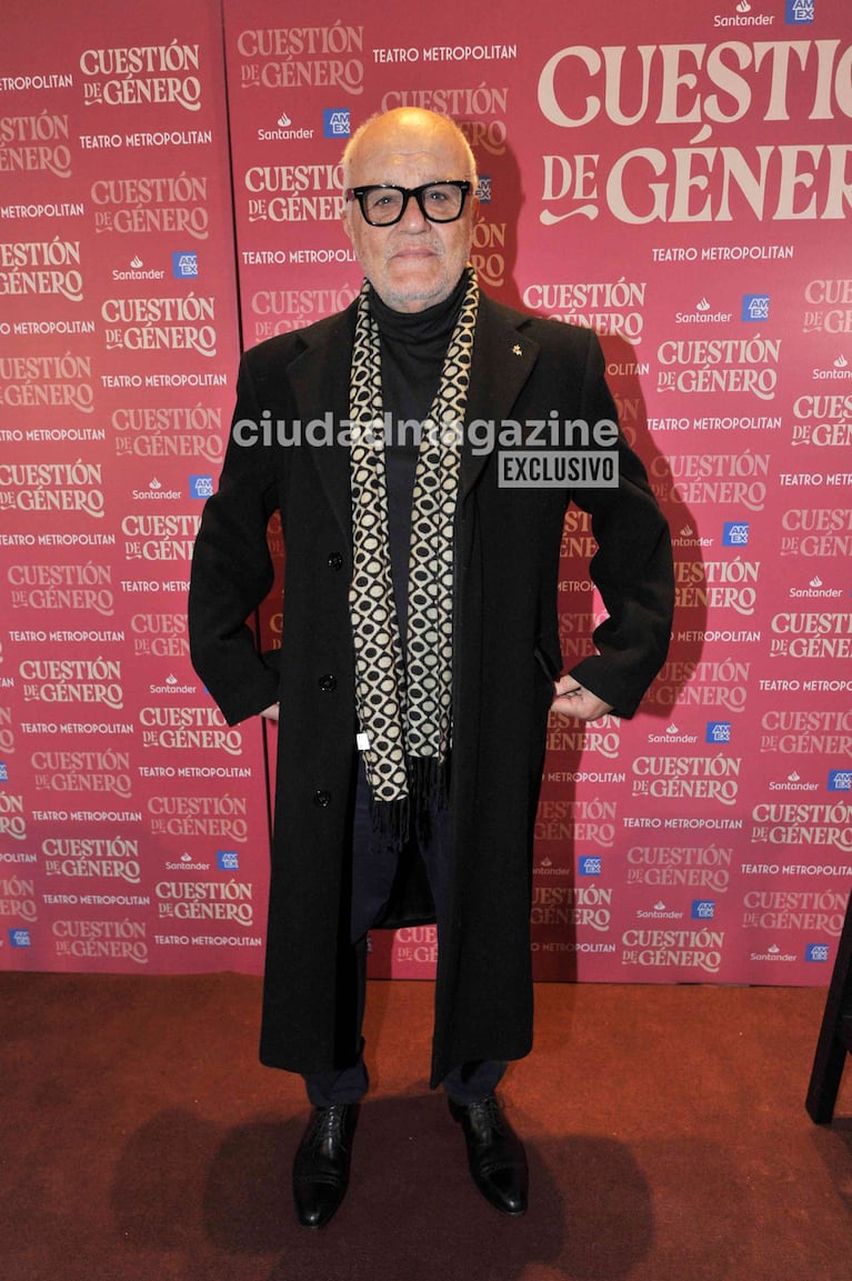 Los famosos en el estreno de  Cuestión de Género en el teatro (Foto: Movilpress).
