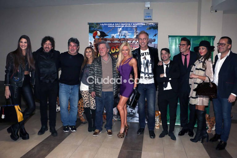 Los famosos en el estreno de Locos sueltos en el zoo (Foto: Movilpress)