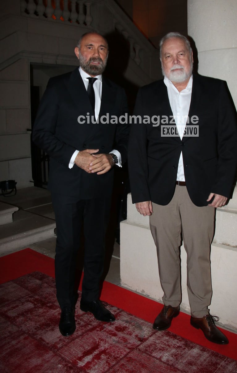 Los famosos en el evento por los 20 años del Palacio Duhau (Foto: Movilpress).