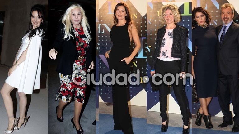 Los famosos en el lanzamiento de La Nación TV (Fotos: Movilpress).
