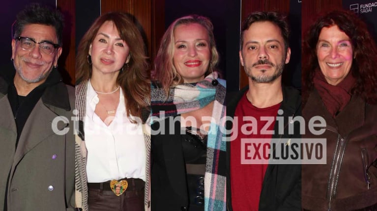Los famosos en el lanzamiento de la nueva plataforma de Fundación SAGAI (Foto: Movilpress)