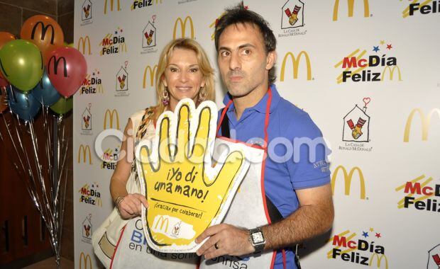 Los famosos en el Mc Día Feliz. (Foto: Jennifer Rubio - Ciudad.com)