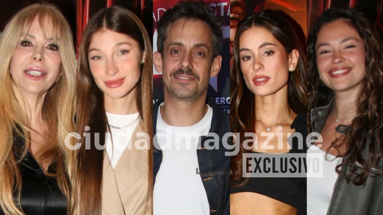 Los famosos en el reestreno de Chanta (Fotos: Movilpress)