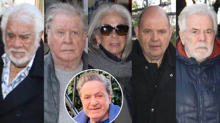 Los famosos en el velatorio de Antonio Grimau (Foto: Movilpress)