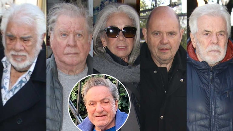 Los famosos en el velatorio de Antonio Grimau (Foto: Movilpress)