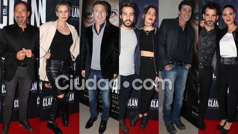 Los famosos en la avant premiére de El Clan (Fotos: Movilpress). 