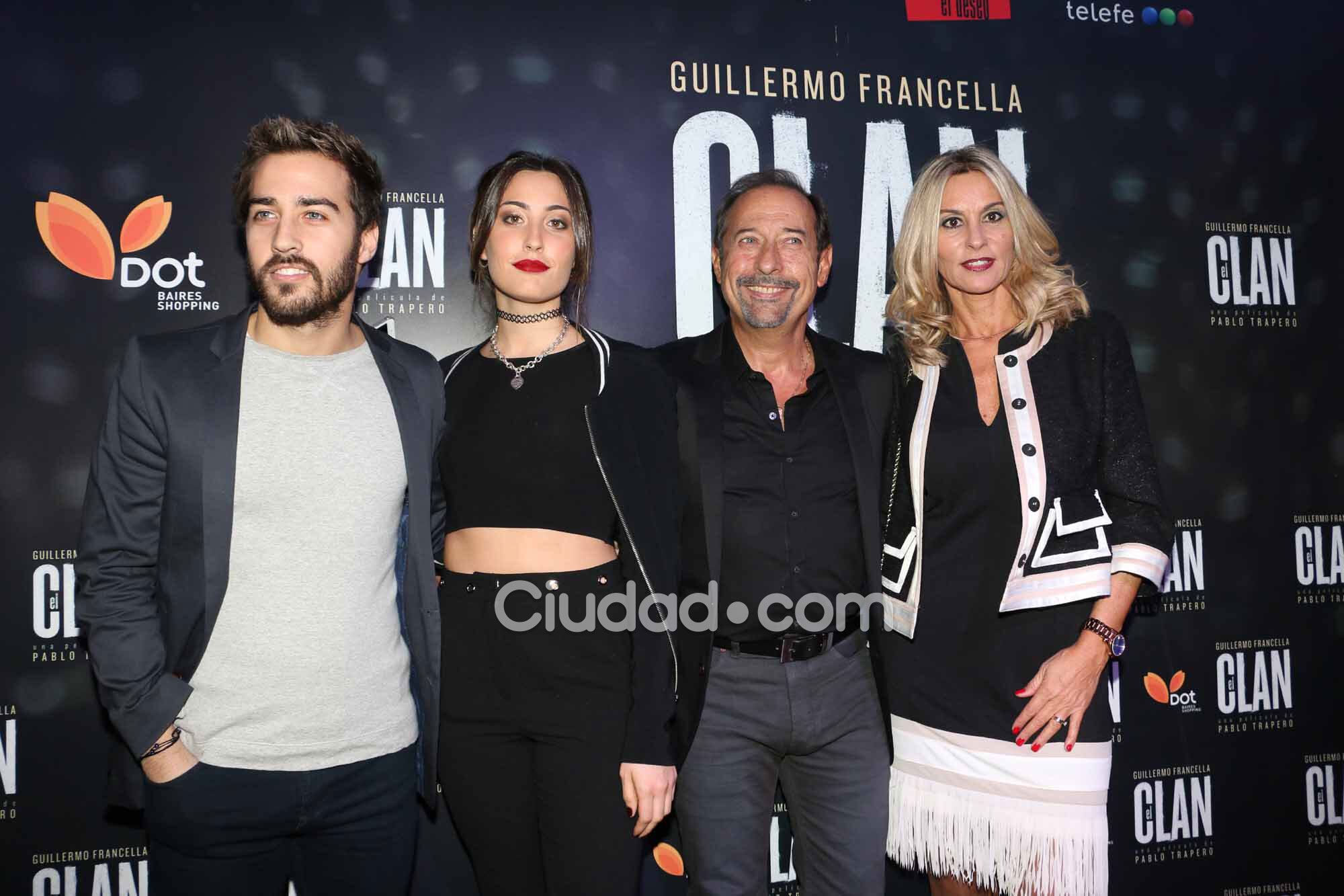 Los famosos en la avant premiére de El Clan (Fotos: Movilpress). 