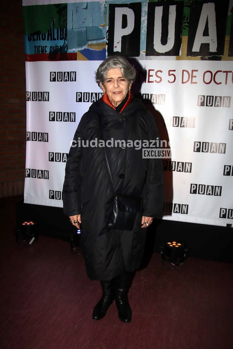 Los famosos en la avant premiere de Puan (Foto: Movilpress).