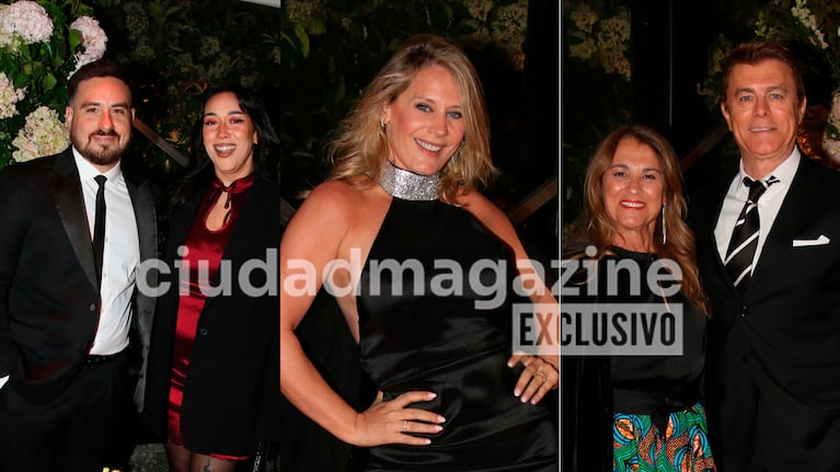 Los famosos en la boda de Andrea Ghidone y Pablo Otero. (Foto: Movilpress)