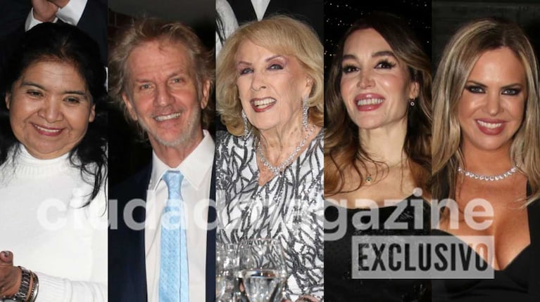 Los famosos en la cena a beneficio de Margarita Barrientos (Fotos: Movilpress)