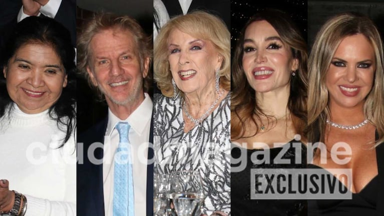 Los famosos en la cena a beneficio de Margarita Barrientos (Fotos: Movilpress)