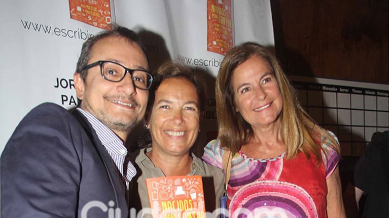 Los famosos en la presentación del libro de Culell y Maestro (Fotos: Movilpress).