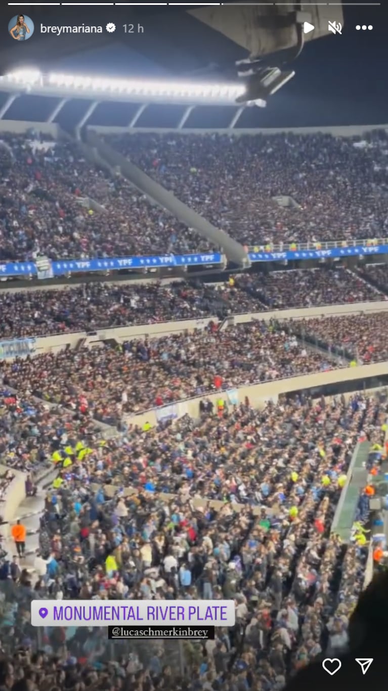 Los famosos fueron a apoyar a Lionel Messi al estadio Monumental: todas las fotos
