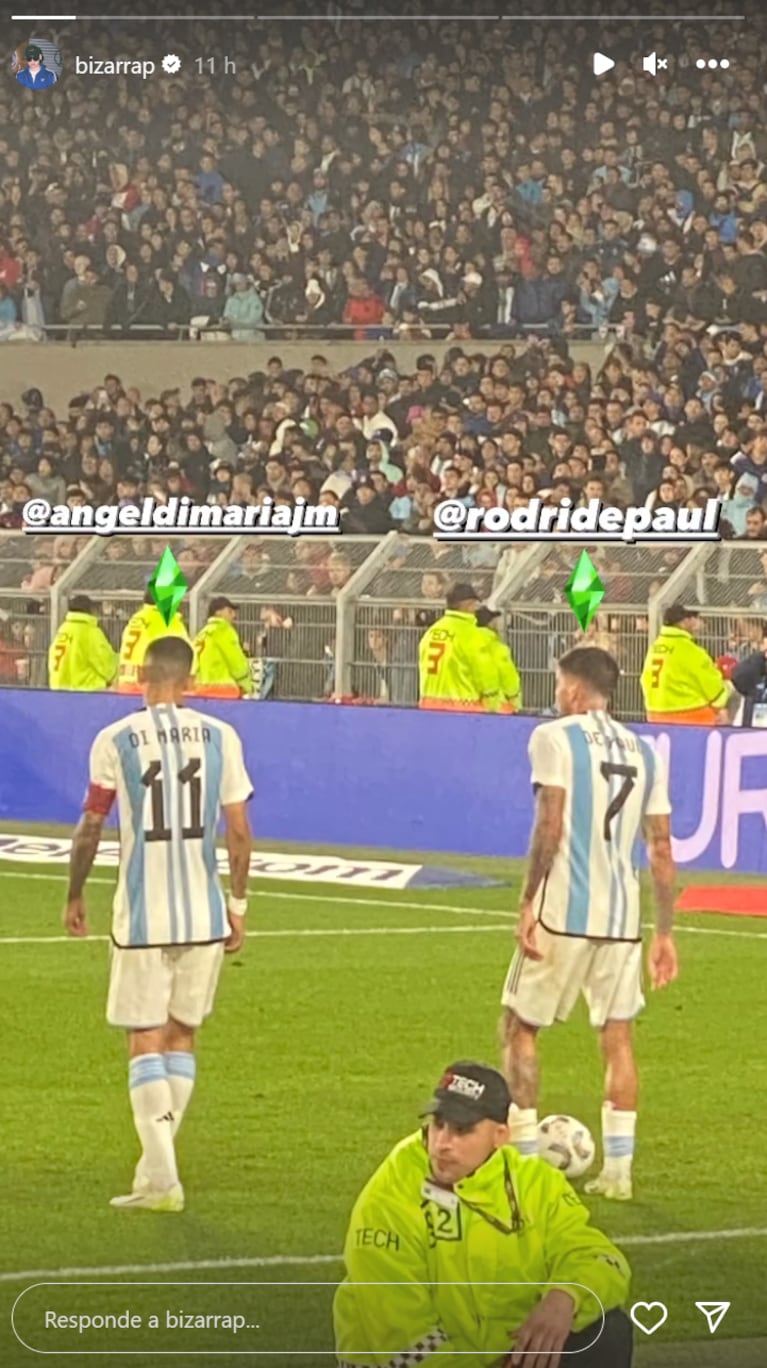 Los famosos fueron a apoyar a Lionel Messi al estadio Monumental: todas las fotos