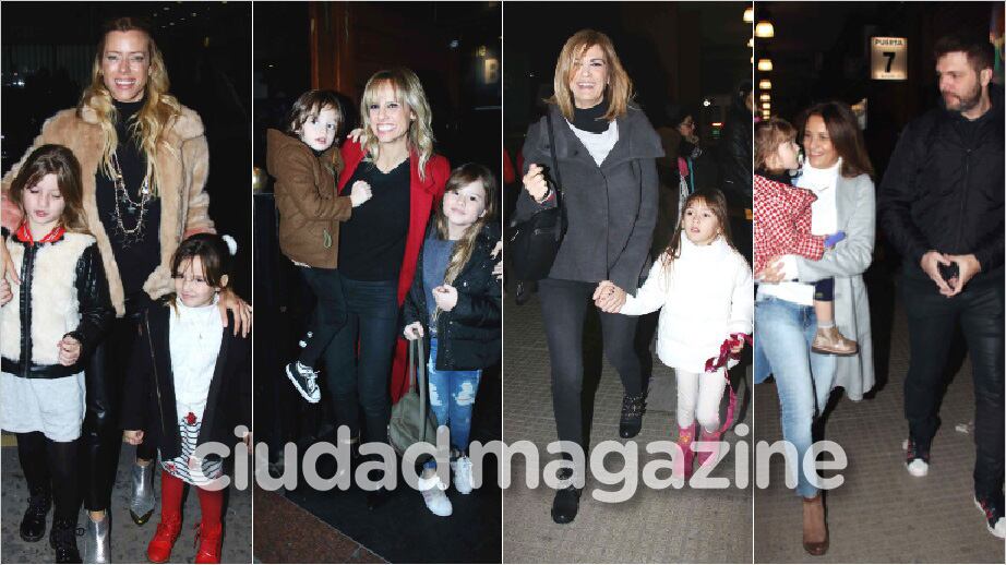 Los famosos llevaron a sus hijos a ver Soy Luna (Fotos: Ciudad Magazine)