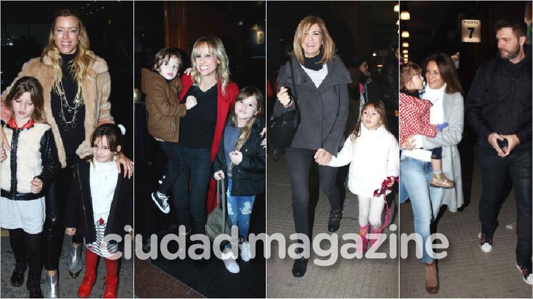 Los famosos llevaron a sus hijos a ver Soy Luna (Fotos: Ciudad Magazine)