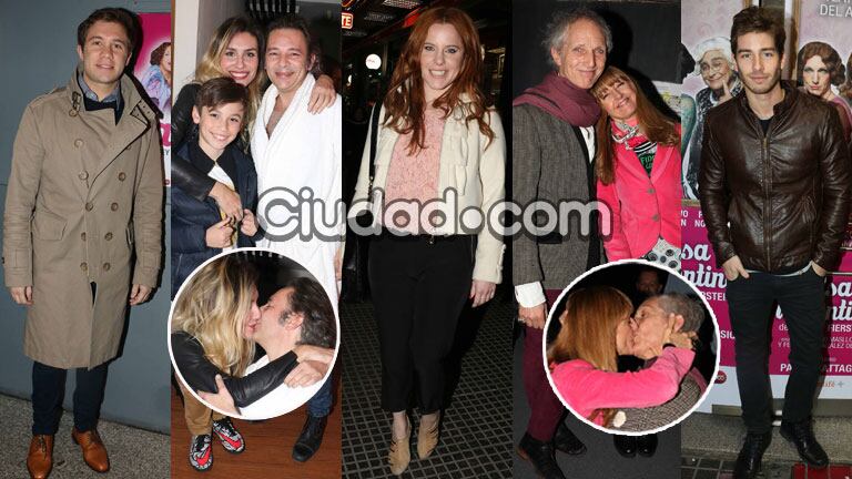 Los famosos no se perdieron el reestreno de Casa Valentina (Fotos: Movilpress).