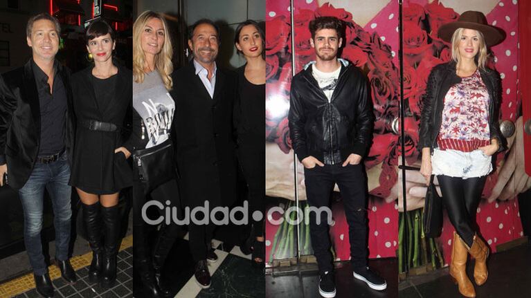 Los famosos no se quisieron perder el estreno de La chica del adiós (Fotos: Movilpress). 
