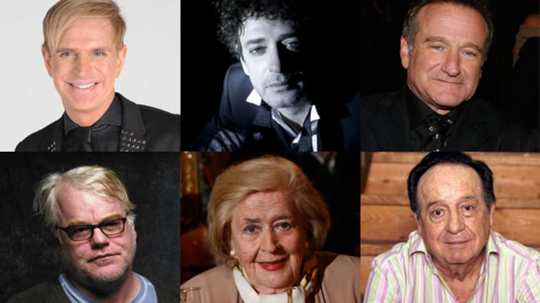 Los famosos que nos dejaron en 2014. (Imagen: web)