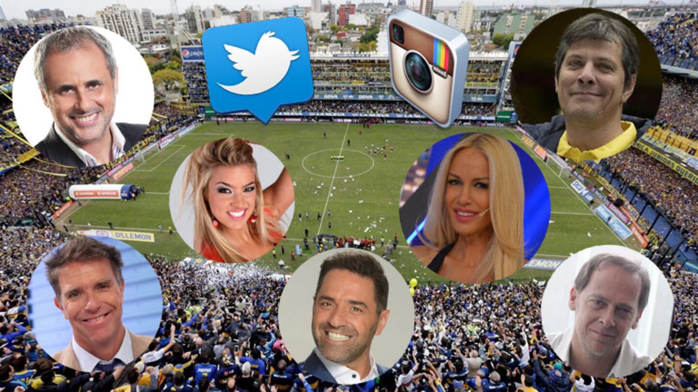  Los famosos vibraron en Twitter con el Superclásico. (Foto: AP y Web)