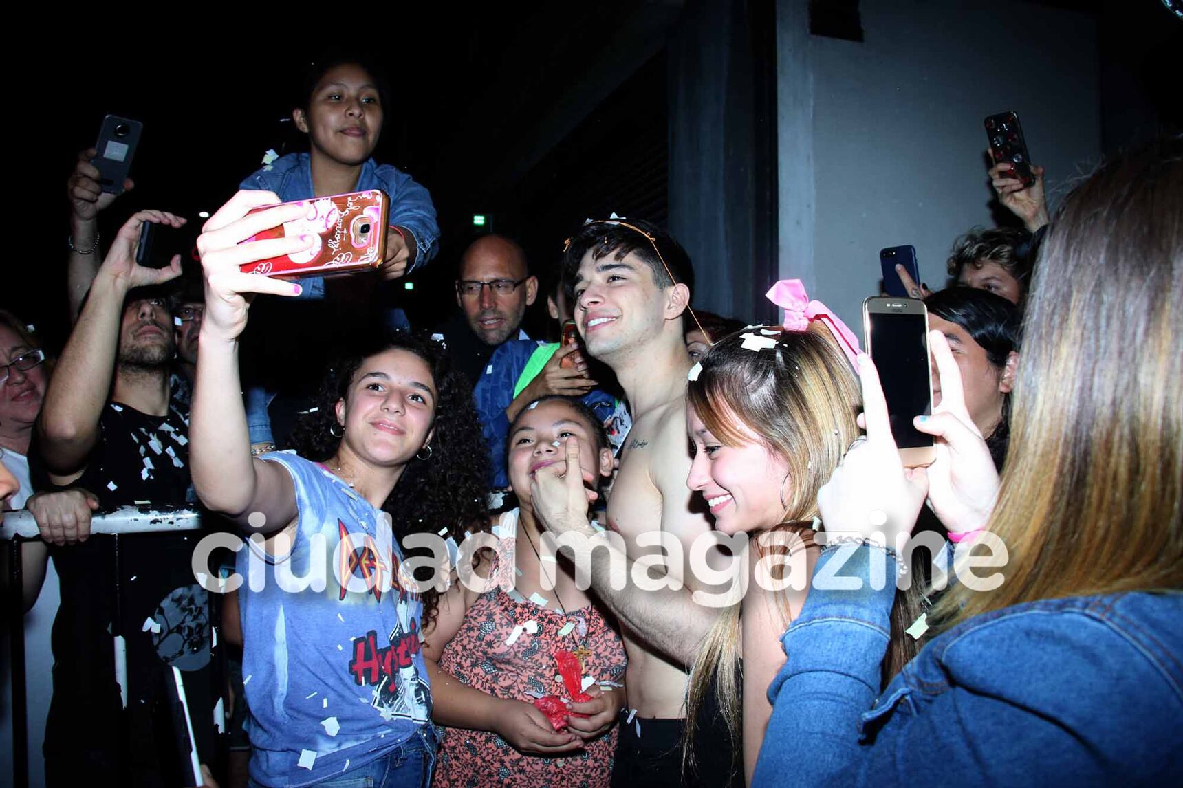 Los festejos tras el final del Bailando. Foto: Movilpress.