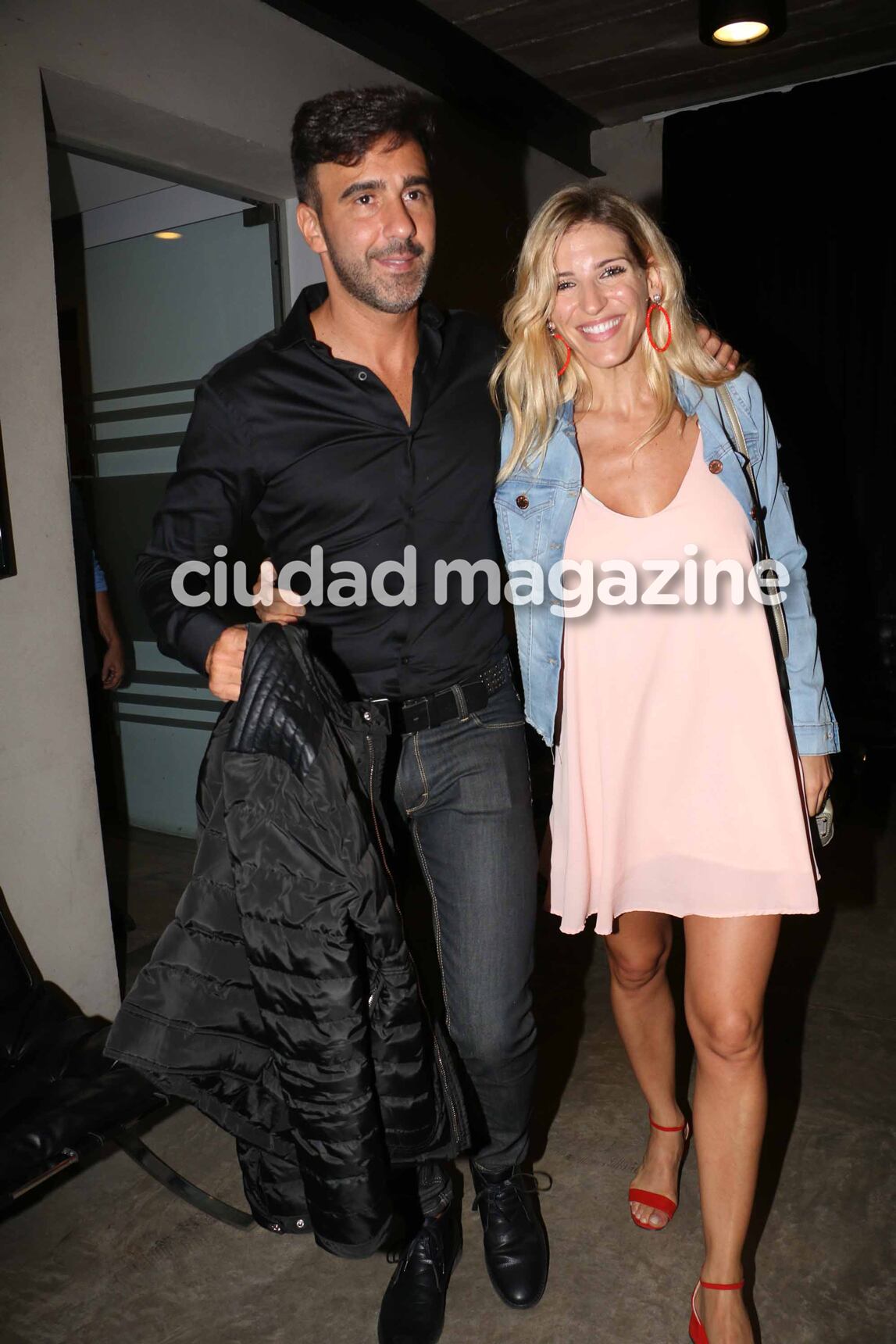 Los festejos tras el final del Bailando. Foto: Movilpress.